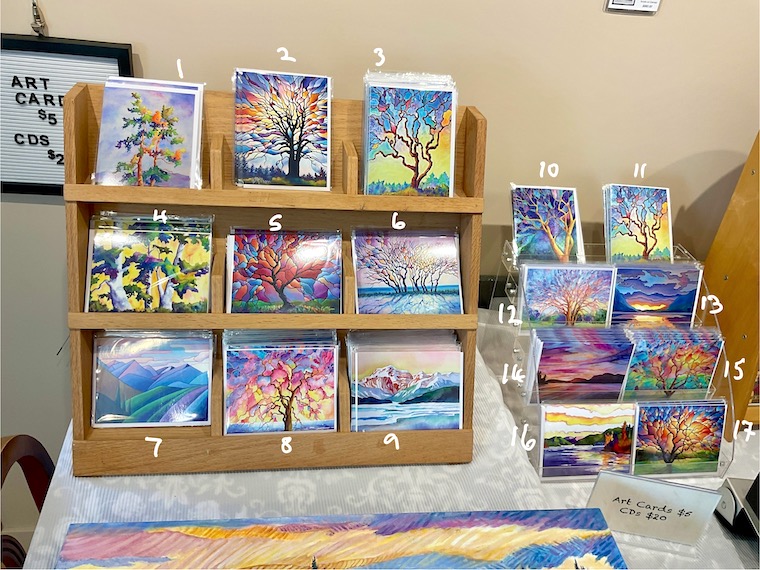 Art Cards numbered